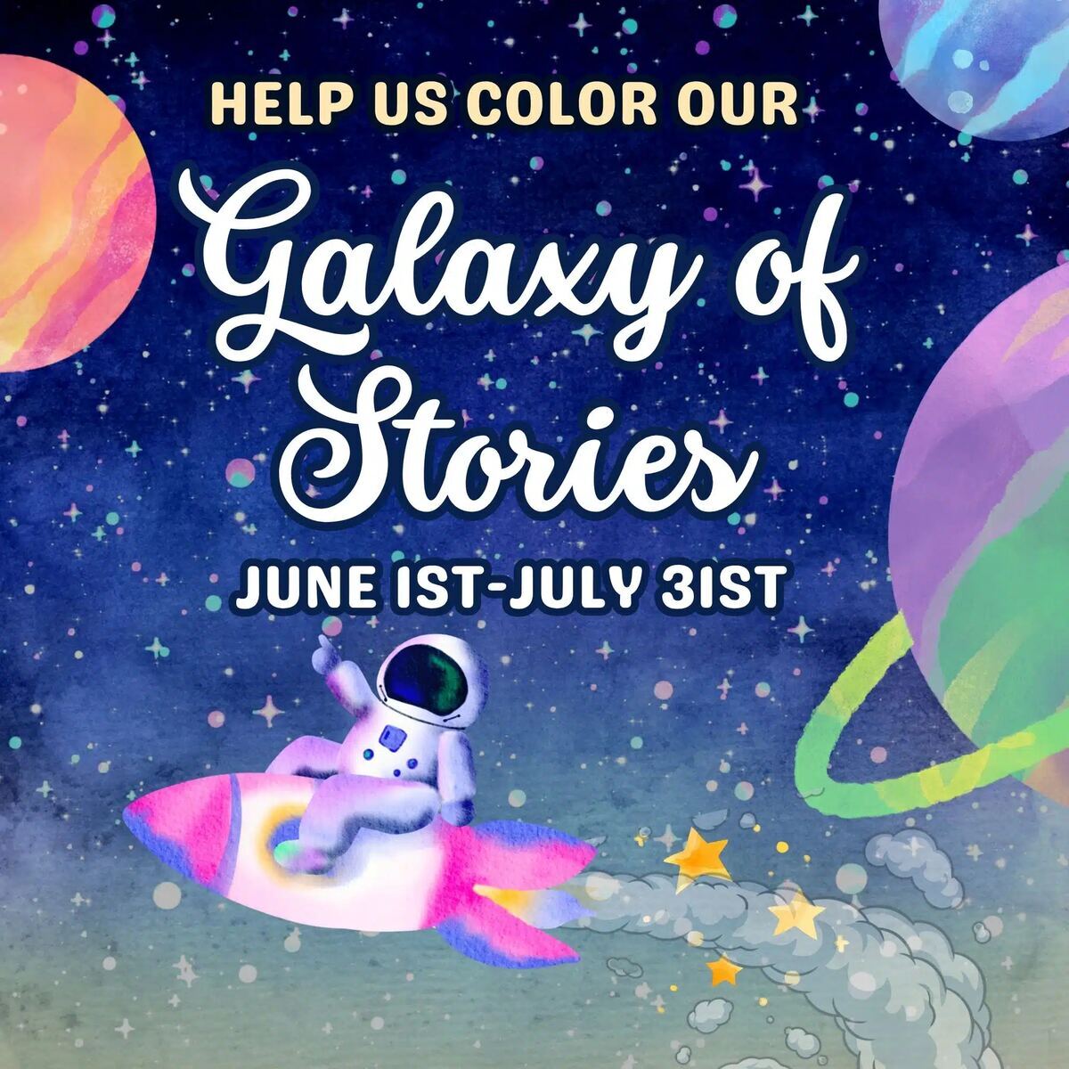 Help Color Our Galaxy of Stories!